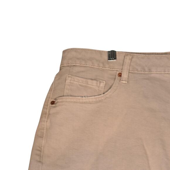 Old Navy Shorts Womens 18 Beige High Rise OG Straight 3" Inseam Raw Hem - Picture 2 of 12